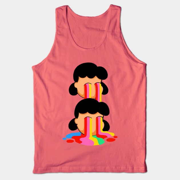 Lucy Melting Rainbow Tank Top by ms_wearer